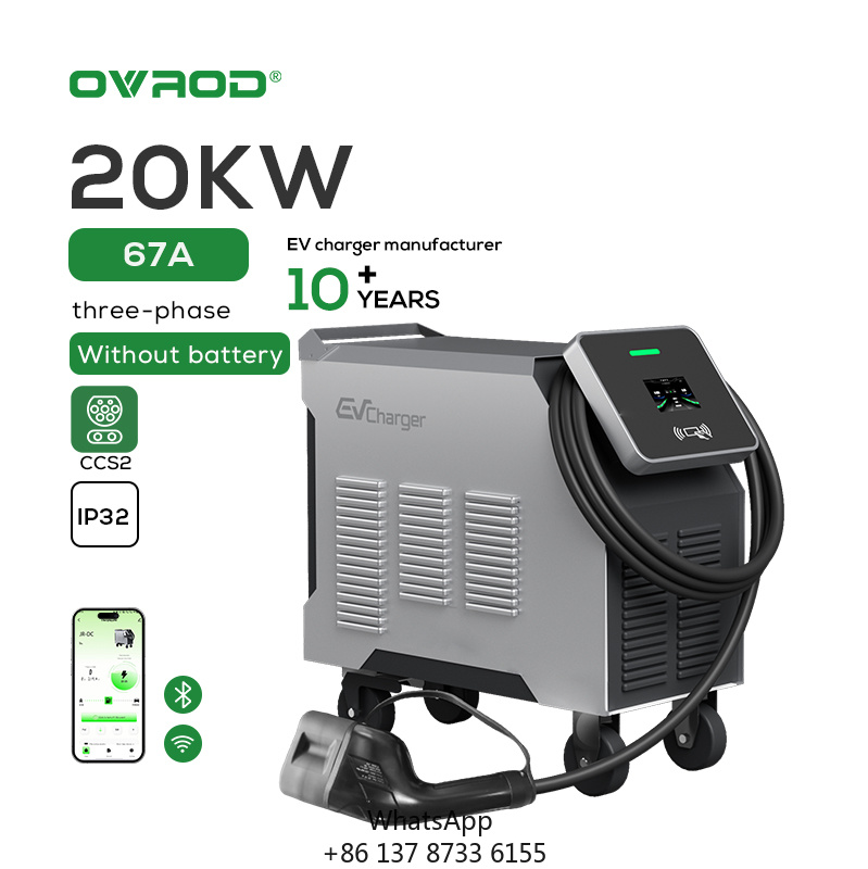 Portable Dc Fast Charger 20Kw Ccs2 - Ovrod Neues Produkt Tragbare Bewegliche CCS2