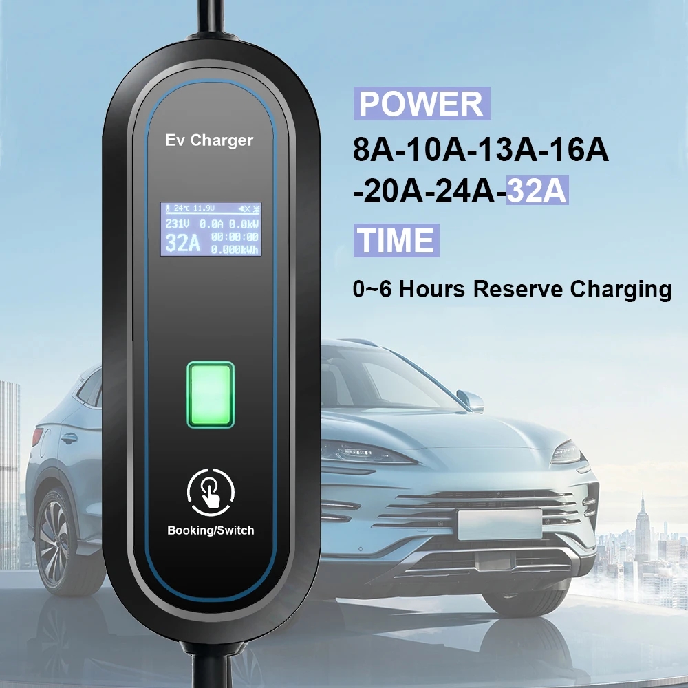 Tragbares GBT-EV-Ladegerät Wal – Portable Ev Charger 32A Type 2 Cee Plug Bewertung und Preis